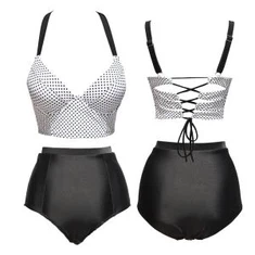 בגדי ים צנועים לנשים מפותלות פלוס גודל